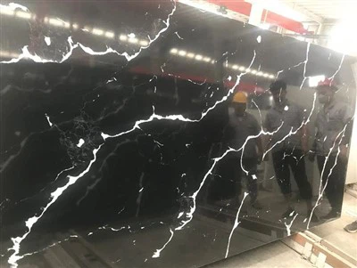 Đá thạch anh nhân tạo Marquina đen lý tưởng
