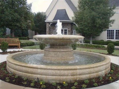Đá tự nhiên Đài phun nước bằng đá granite / đá cẩm thạch