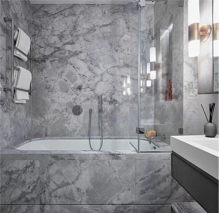 Super White Marble Washroom