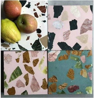 Đá Terrazzo đầy màu sắc