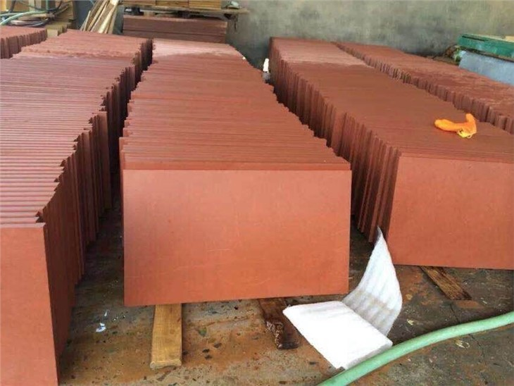 Red Sandstone Block Building Material For Flooring Tile Wall Tile