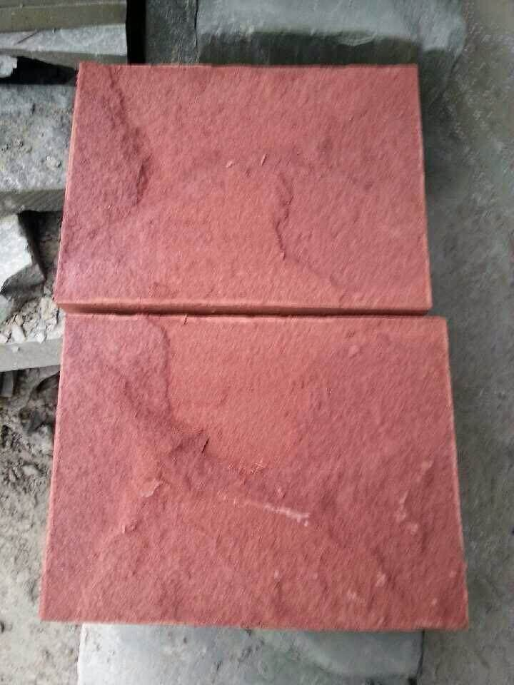 Red Sandstone Block Building Material For Flooring Tile Wall Tile