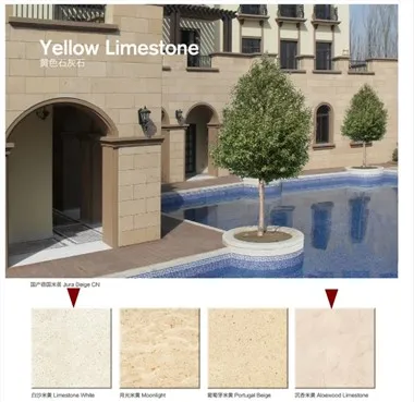 Đá vôi màu be cho tấm ốp tường