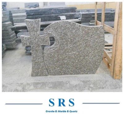 Bia mộ và bia mộ bằng đá granite Trung Quốc với thiết kế chéo