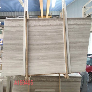 Trung Quốc Serpegiante Grey Gỗ trắng Marble Tấm lớn Vein Cut