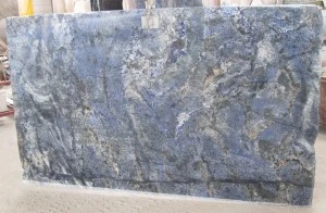 Đá tự nhiên Brazil Azul Bahia / Tấm và tấm đá granite xanh Brazil